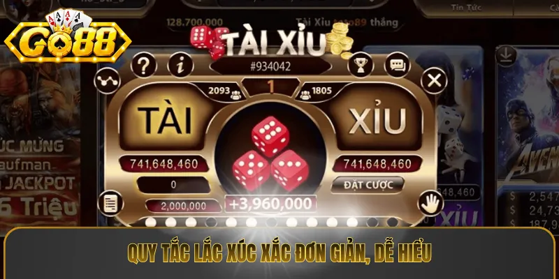 Quy tắc lắc xúc xắc đơn giản, dễ hiểu