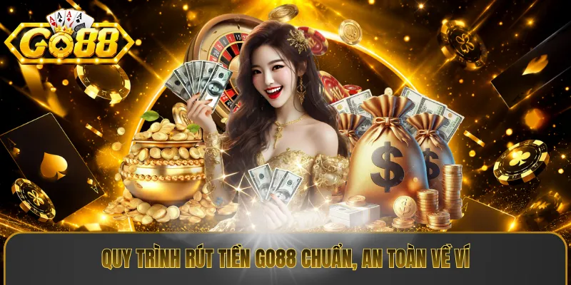 Quy trình rút tiền Go88 chuẩn, an toàn về ví